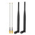 Bingfu Dual Band WiFi 2.4GHz 5GHz 6dBi RP-SMA Male Antenna,15cm IPEX IPX U.FL Mini PCI to RP-SMA Cable (2-Pack) for PC Wireless Mini PCI Express WiFi Adapter PCI-E Network Card Drone FPV Transmitter