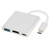 CY USB-C USB 3.1 Type C to HDMI HDTV & USB OTG & USB-C Charger Adapter for Laptop & MacBook