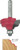 Freud 1-1/4" (Dia.) Classical Roman Ogee Bit with 1/4" Shank (38-452)