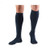 Truform Compression Socks, 8-15 mmHg, Men's Dress Socks, Knee High Over Calf Length, Navy, Large (8-15 mmHg)
