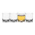 Unbreakable Tritan Plastic Whiskey Rocks Glasses Tumblers Double Old Fashioned Cups for Drinking, Beer, Cocktails Glassware 9 OZ, Shatterproof, BPA-FREE, Dishwasher safe Set of 4