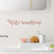 TOARTi Hello Handsome Wall Sticker, Motivational Lettering Saying Quotes for Boys Bedroom Wall Decal, Positive Mirror Laptop Sticker Home Wall Art, Brown Gold