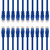 GearIT 20-Pack, Cat5e Ethernet Patch Cable 5 Feet - Snagless RJ45 Computer LAN Network Cord, Blue