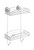 WENKO 20886100 Vacuum-Loc 2-Tier wall rack - fixing without drilling, Steel, 10.2 x 16.9 x 5.9 inch, Chrome