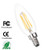 Dimmable LED Candelabra Bulb 6W 2700K Filament Bulbs 60W Incandescent Equivalent E12 Base Decorative Candle Light Bulb 1PACK