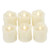 Battery Operated LED Votive Candles with Timer Realistic Flickering Timing Flameless Tea Lights Set Bulk Electric Fake Night Candle Lights for Valentines Day Easter Wedding Party Decorations 6 Pack
