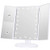 KOOLORBS Makeup 21 Led Vanity Mirror with Lights, 1x 2x 3x Magnification, Touch Screen Switch, 180 Degree Rotation, Dual Power Supply, Portable Trifold Makeup Mirror, White