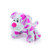 Fun Express Heart Print Plush Dog (1 dz) -Valentine's Day Gifts, Seasonal Decor or Exchanges