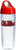 Tervis 1232345 Ole Miss Rebels Logo Insulated Tumbler with Emblem and Red with Gray Lid, 24oz Water Bottle, Clear