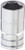 GEARWRENCH 80111 1/4" Drive 6 Point Standard SAE Socket 3/8", Black