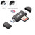 Vanja USB 3.0 SD Card Reader, USB Type C SD/Micro SD Card Reader OTG Adapter for TF, SD, Micro SD, SDXC, SDHC, MMC, RS-MMC, Micro SDXC, Micro SDHC, UHS-I for Mac, Windows, Linux, PC, Laptop