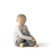 Willow Tree Caring Child, sculpted hand-painted figure