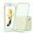 Shamo's Case iPhone 6 Plus and iPhone 6S Plus Transparent Shock Absorption TPU Rubber Gel (Green)