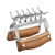 Bear Claws Meat Shredder, Pulled Pork Shredder Claws, 3 In 1 Metal Meat Claws,Stainless Steel Forks with Wooden Handle & Bottle Opener & Blades for Shredding, Pulling, Handing Pork, Turkey & Chicken