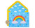 Papyrus Rainbow Handmade Boxed Blank Note Cards with Glitter, 8-Count