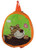 Calplush Cute 10" Animal On Tree Log - Tiger Kid's Plush Backpack