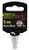 K-T Industries 0-2209 1/4" Drive 6-Point Regular Socket, 5 mm