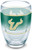 Tervis 1292619 USF Bulls Original Insulated Tumbler with Wrap, 9oz Stemless Wine Glass, Clear