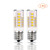 E17 LED Bulb, Akindoo 4W Microwave Oven Appliance Light Bulbs, 40W Halogen Bulb Equivalent, 400LM, Non-Dimmable Corn Bulbs for Over The Counter Range Hood, Warm White 3000K(2 Pack)