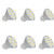 EBD Lightng MR11 GU4 LED Light Bulbs (6 Pack) GU4 Bi-Pin Base AC12V 2W (20W Halogen Light Bulbs) 6000K Cool White Utral Bright Spotlight for Home Landscape Track Lighting