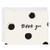 Modern Polka Dot Thank You Cards with Envelopes (Pack of 25) 30th Birthday Anniversary Retirement Office Party Thank You Black & White Blank Folded Thanks Notecards Excellent Value Notes VT0045B