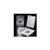 BICYCLE BLACK/SILVER AND WHITE PLAYING CARDS