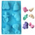 Efivs Arts Baby Shower Party Pan Bear Carriages Bottle Feet Bear Silicone Soap Chocolate Cake Cookie Mold Pudding Jelly Mold, 11.3"