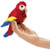 Folkmanis Mini Scarlet Macaw Finger Puppet