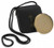 Gold Finish Pyx with Leather Burse