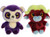 Aurora YooHoo & Friends Plush Bundle - 5" Stompee & 5" Ricky