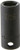 SK Hand Tool 45264 6 Point 3/8-Inch Drive Semi-Deep Impact Socket, 7/16-Inch