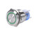 Self-locking button?Keenso 19mm 12V LED Waterproof Stainless Self-locking Latching Push Button Switch On/Off Latch Button Switch 1NO1NC(Green)