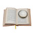 Creative Co-op Round Paperweight Magnifying Glass