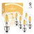 Dimmable LED Edison Light Bulbs: 6 Watt - 2700K Warm White Lightbulbs - 60W Equivalent - A19 Shape - E26 LED Bulb Base - Vintage Light Bulb Set - 6 Pack
