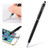 Insten 2-in-1 Capacitive Touch Screen Stylus Ballpoint Pen Compatible with Apple iPhone X/XS/XS Max/XR/7/6/6S, Samsung Galaxy S10/S10 Plus/S10e/S9/S9+ Plus/S8/S8+/Note 8 9, Black