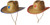 Fun Express Childs Straw Cowboy Hat with Plastic Star - 12 Pieces