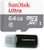 Sandisk Micro SDXC Ultra MicroSD TF Flash Memory Card 64GB 64G Class 10 works with GoPro Hero 5 / Hero5 Session Go Pro w/ Everything But Stromboli Memory Card Reader