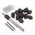 JKDRILL 13pcs Double Sided Spot Weld Cutter Drill Bit Set 3/8" Rotary Spot Weld Cutter Remover Drill Bit Tool Cut Welds Kit/Replacement Blade for Power Drill Spot Welding