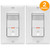 TOPGREENER Motion Detector Light Switch, in Wall Sensor Switch, Occupancy Sensor Switch 500W LED CFL 1/8HP, Wall Plates Included, Neutral Wire Required, TDOS5, White, 2 Pack