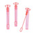Fun Express - Coral Heart Bubble Tube for Wedding - Toys - Bubbles - Bubble Bottles - Wedding - 24 Pieces