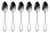 Oneida Flatware Flight, Teaspoons, Set of 6