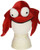 Plush Crab Hat Party Accessory (1 count) (1/Pkg)