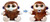 William Mark Feisty Pets Grandmaster Funk Adorable Plush Stuffed Monkey that Turns Feisty with a Squeeze
