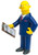 The Simpsons Series 8 Action Figure Superintendent Chalmers
