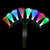 Fun Central Q95 Mohawk, LED Hat, Mohawk Hat, Mohawk Wig, Light Up Hat, Light Up Toys, LED Light Up Fiber Optic Mohawk