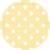 Vanilla Crème Dots Lunch Paper Plates Color Party Disposable Tableware, Round, 9", Pack of 8.