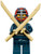 LEGO Series 15 Collectible Minifigure 71011 - Kendo Fighter