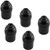 DZS Elec 5PCS E27 Black Light Sockets Lamp Base Screw Cap Lighting Accessories Light Bulb Holder Edison Vintage Lights