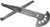 Dorman 740-693 Front Passenger Side Power Window Regulator