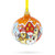 BestPysanky Dog Friendship Celebration Glass Ball Christmas Ornament 3.25 Inches